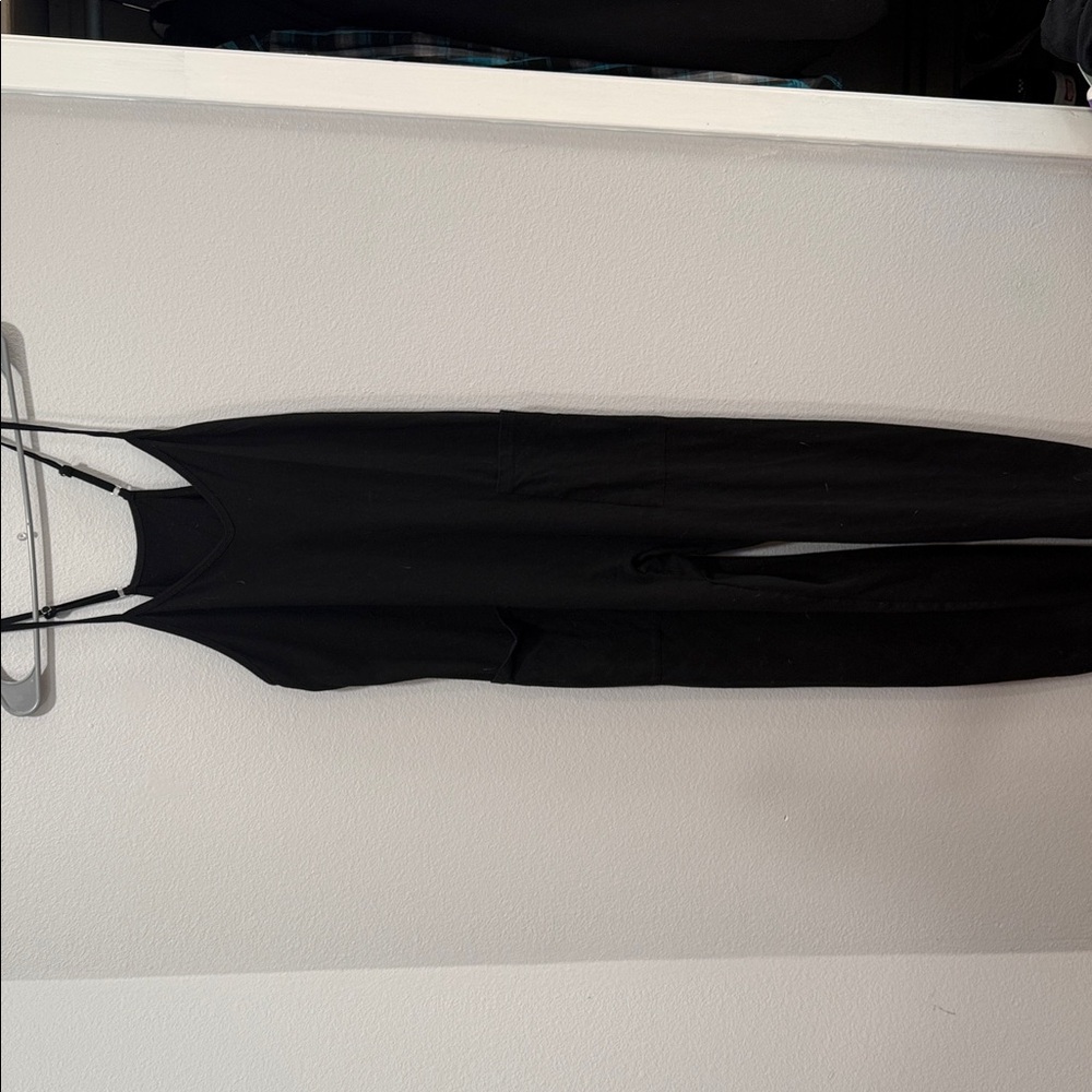 Black Sleeveless Jumpsuit
